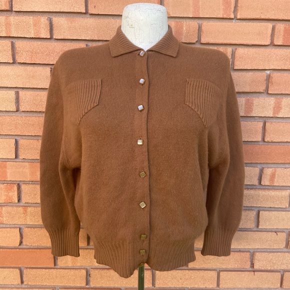 Vintage Connaught Cashmere Cardigan Sweater - Picture 1 of 15